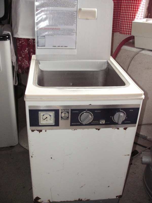 die WM 66, eine weitverbreite Waschmaschine im Osten